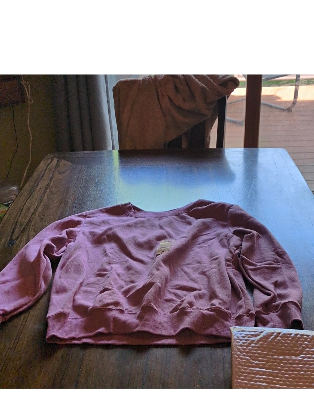 Bobbie Brooks Purple Crewneck Sweater